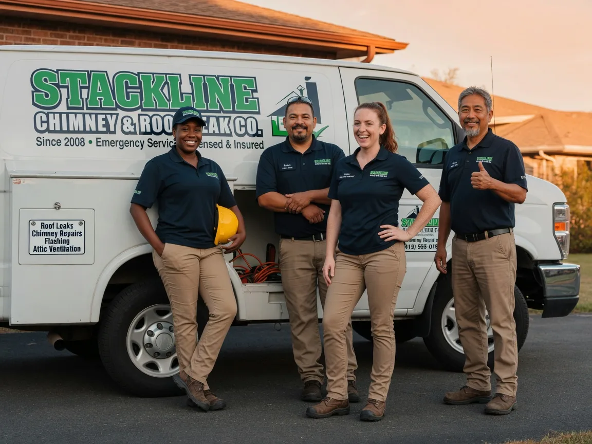 Chimney flashing repair company in Plymouth, CA